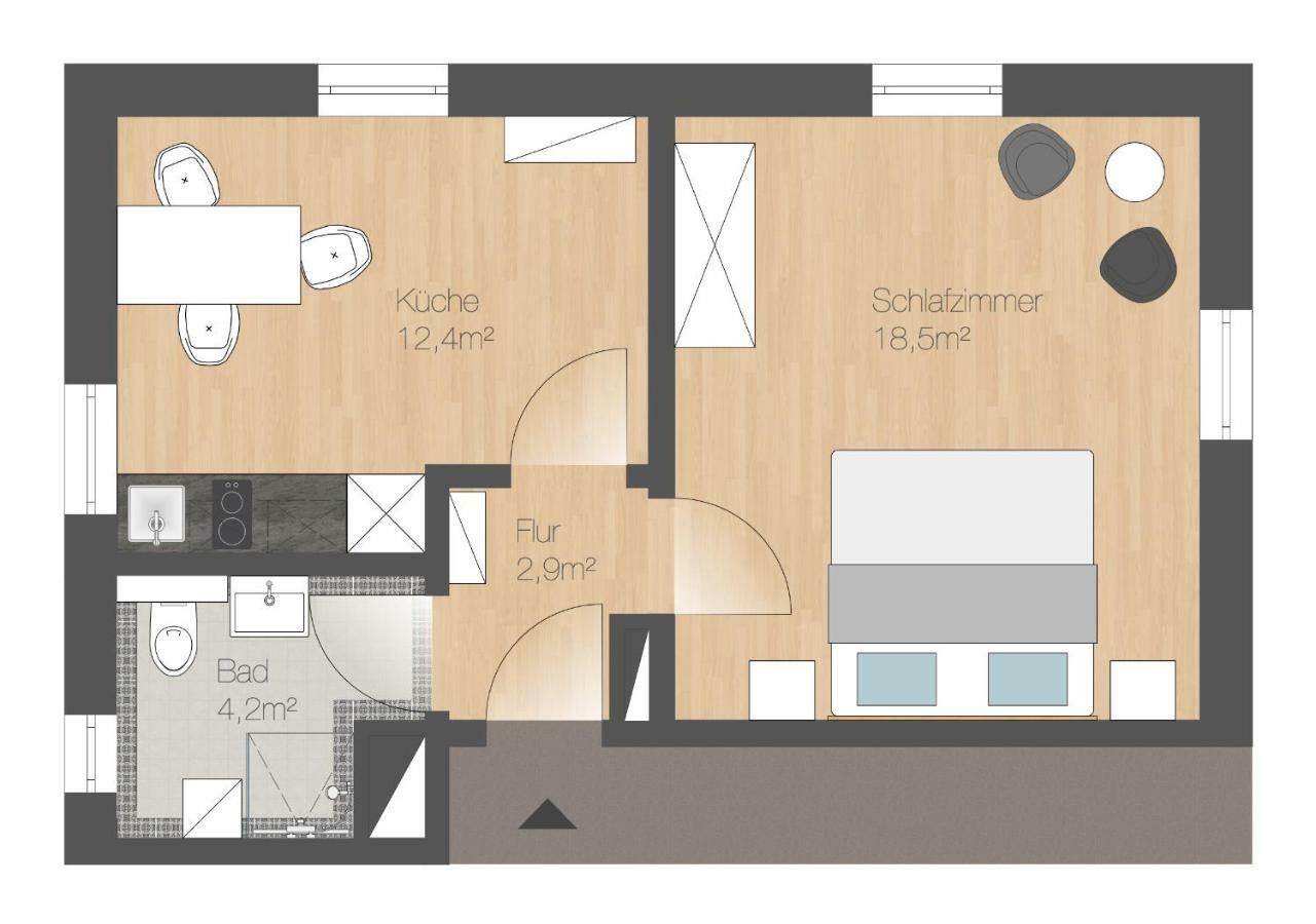 Glücksmoment Apartment *